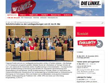 Tablet Screenshot of die-linke-saaleorla.de